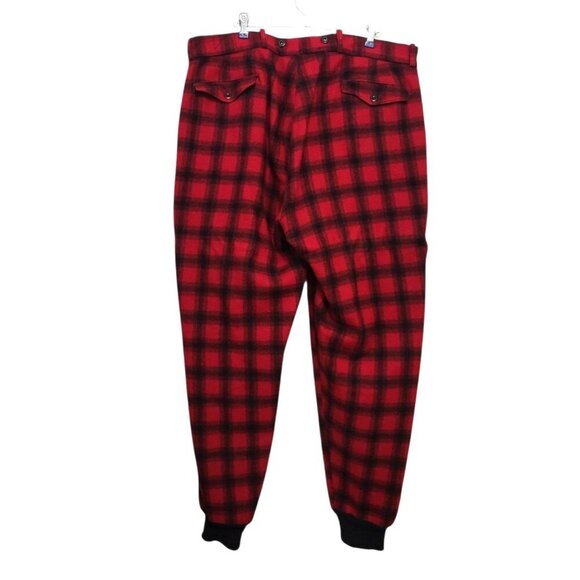 Vintage WOOLRICH Buffalo Plaid Mackinaw Wool Outdoor Pants - Picture 10 of 14